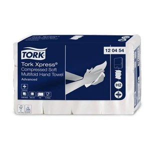 Kéztörlő tömörített Interfold 2 réteg 200lap H2 rendszer Advanced TORK Xpress Soft Multifold