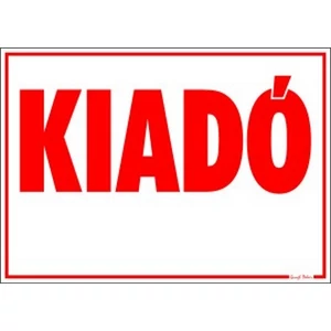 Információs tábla KIADÓ