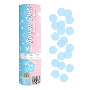 Konfetti kilövő 15cm Bébi kék, Boy or Girl
