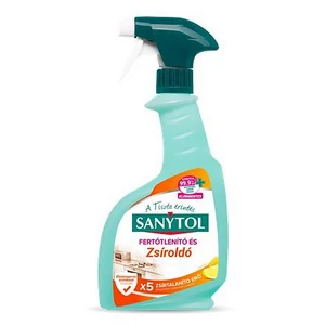 Konyhai fertőtlenítő- és zsíroldó spray 500ml SANYTOL