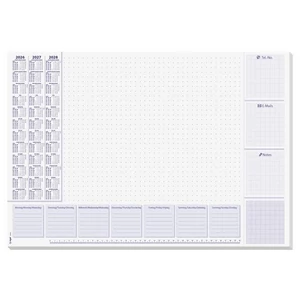 Könyökalátét 595x410 mm 3 éves és heti tervezővel SIGEL