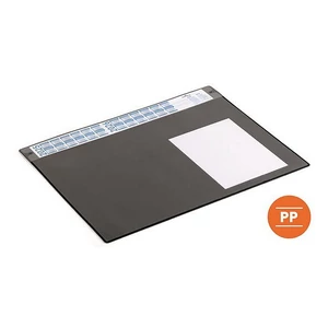 Könyökalátét 650x480 mm éves naptárral DURABLE fekete