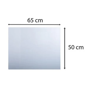 Könyökalátét Exacompta PVC, 500x650 mm, áttetsző