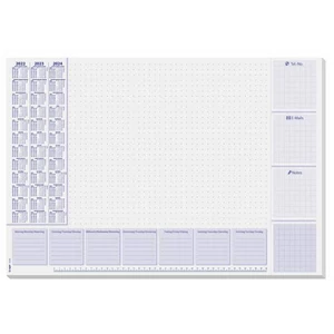 Könyökalátét Siegel 595x410mm, 3 éves és heti tervezővel SIHO355