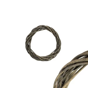 Koszorú vesszőből 15cm szürke 15cm