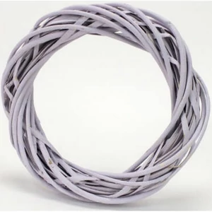 Koszorú vesszőből 25cm pasztell lila, 25cm