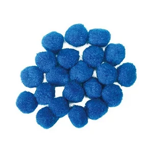 Kreatív dekoráció Junior pompom, kék 20mm 20db/csomag, 137465