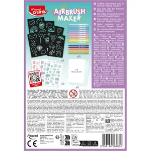 Kreatív festékszóró utántöltő pasztell színek MAPED CREATIV "Airbrush Maker