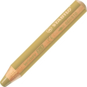 Színes ceruza 10 Stabilo Woody 3in1 vastag kerek arany Írószerek STABILO 880/810