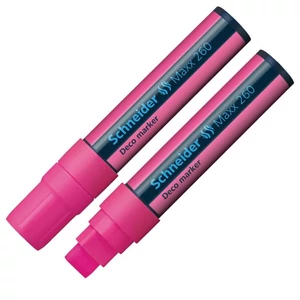 Krétamarker Schneider Maxx 260 5-15mm rózsa folyékony kréta Írószerek SCHNEIDER 126009
