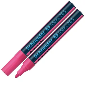 Krétamarker Schneider Maxx 265 2-3mm rózsaszín folyékony kréta Írószerek SCHNEIDER 126509
