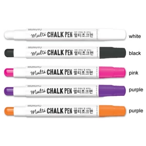 Krétamarker vegyes színek Chalk pen fehér, fekete,kék, piros üvegmarker