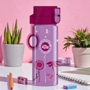 Kulacs Ars Una 450ml 24'' Cute Animals Puppy Tacskó 55023696 Biztonságizáras PBA mentes