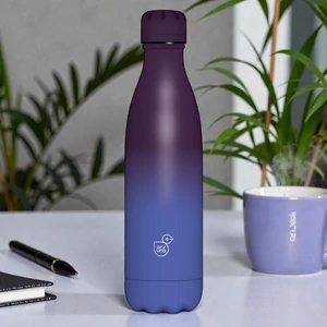 Ars Una kulacs fém 500ml 22 duplafalú Blue-Purple 55811491 Prémium minőség