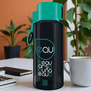 Kulacs Ars Una 650ml 21' AU zöld/fekete 94758894 Biztonságizáras PBA mentes