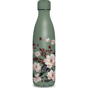 Ars Una kulacs fém 500ml 24'' duplafalú Flowery pink 55813754 Prémium minőség
