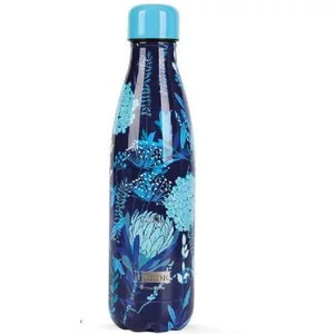 Kulacs fém 500ml Blue Flowers  Olasz kulacs kiváló minőség