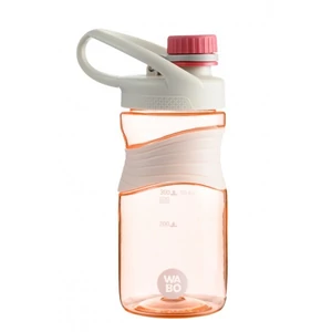Kulacs Wabo 450ml rózsaszín, műanyag, kupakos, markolattal