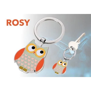 Kulcstartó TROIKA Rosy szürke