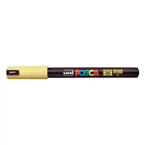 Decormarker UNI-BALL Posca 0,7mm vízbázisu  akril marker sárga Írószerek UNI Posca PC-1MR