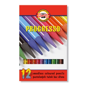 Lakkba foglalt Színes ceruza Koh-I-Noor 8756/12 készlet Progresso Művészeti termék - grafitrúd