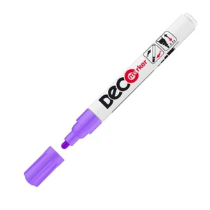 Lakkmarker deco marker lila kerek hegyű 2-4mm lakkfilc, fémre, fára, műanyagra
