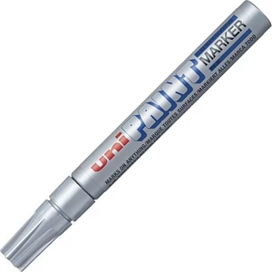 Lakkmarker UNI-BALL Paint PX-20(L) 2,2-2,8mm kúpos hegyű ezüst Írószerek UNI-BALL PX-20(L) SILVER(EU)