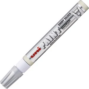 Lakkmarker UNI-BALL Paint PX-20(L) 2,2-2,8mm kúpos hegyű fé.ezüs Írószerek UNI-BALL 206698000