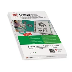LamináLó fólia 125mik GBC Meleglamináló fólia A4+ fényes lefűzhető GBC3743156