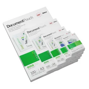LamináLó fólia 250mik GBC Meleglamináló fólia 54x86mm, fényes GBC3740430