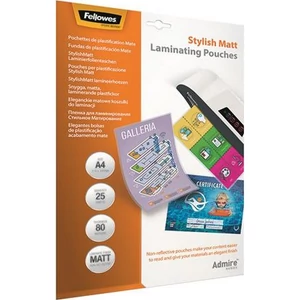LamináLó fólia 80 mik Fellowes Meleglamináló-fólia A4 fényes 25 db