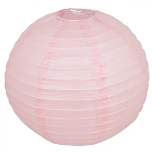 Lampion papír gömb 40cm pasztel pink színű