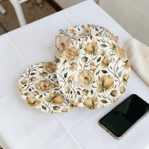 Lapostányér porcelán ENGLISH ROSES WHITE 2 db/ készlet Díszdobozban