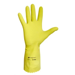 Latex gumikesztyű sárga 8-as méret 10pár/csomag ME690