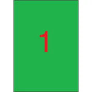 Etikett Apli 210x297 -1- zöld 1 pályás LCA1602