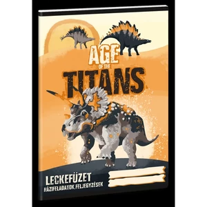 Leckefüzet A5 Ars Una Age of the Titans (5261) 23 dínó 50842612 38lapos 1leckefüzet 1tanévre el