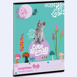 Leckefüzet A5 Ars Una Cute Animals-kitten (5368) 24 cica 50843688 38lapos 1leckefüzet 1tanévre el