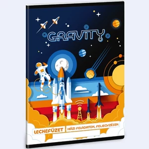 Leckefüzet A5 Ars Una Gravity (5367) 24 űrhajó 50843671 38lapos 1leckefüzet 1tanévre el