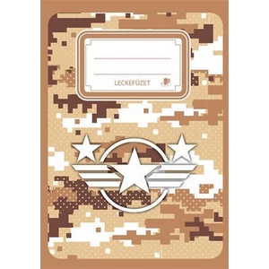 Leckefüzet Ico Military Ico tűzött leckefüzet / Military Ico Süni iskolaszezonos tanszerek