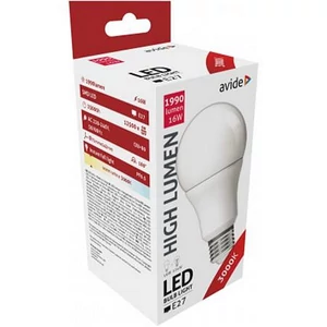 LED izzó E27 gömb A70 16W 1901lm 3000K AVIDE