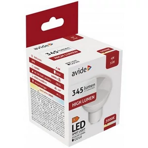 LED izzó GU10 spot 4W 345lm 3000K AVIDE
