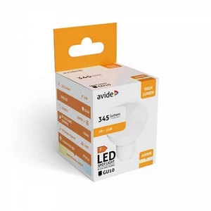 LED izzó GU10 spot 4W 345lm 4000K AVIDE