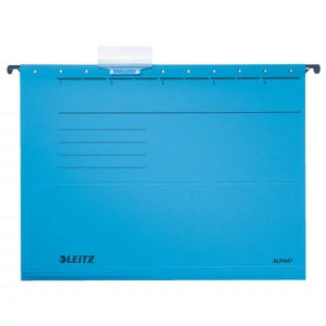 Függőmappa Leitz karton,A/4, kék, 25db/csomag Alpha Standard