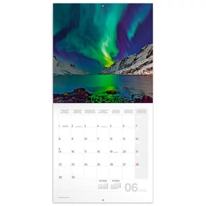 Falinaptár 2026 AuroraBorealis 6097-AB lemeznaptár 30×30cm Realsystem 2026 kollekció!