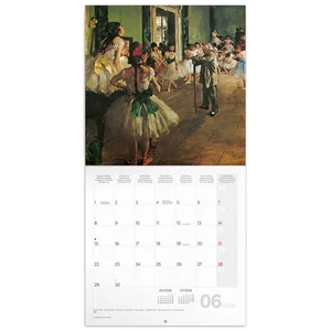 Falinaptár 2026 Edgar Degas 6097-ED lemeznaptár 30×30cm Realsystem 2026 kollekció!