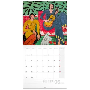 Falinaptár 2026 Henri Matisse 6097-HM lemeznaptár 30×30cm Realsystem 2026 kollekció!