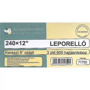 Leporelló 240/3 6" Victoria 1800 lap/doboz LEV2463