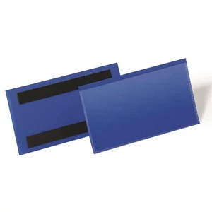 Logisztikai zseb 150 x 67mm fekvő DURABLE mágnesse sötétkék