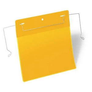 Logisztikai zseb A5 fekvő DURABLE drótta sárga