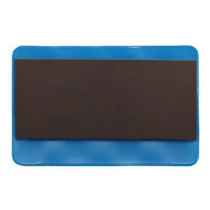 Logisztikai zseb mágneses 100×60mm PVC DJOIS kék